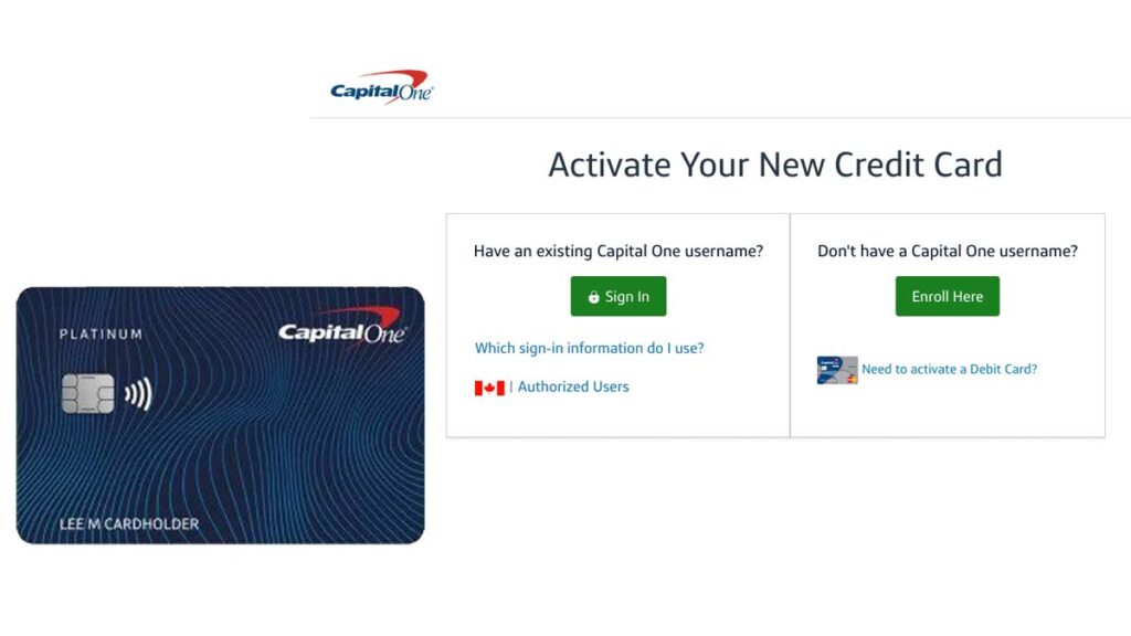 Capitalone.com Activate Card