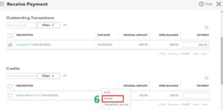 How to Apply Credit Memo in Quickbooks