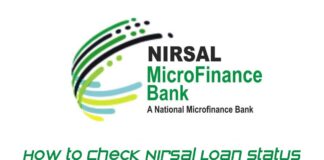 How to Check Nirsal Loan Status