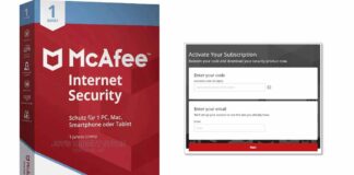 Activate Your McAfee Product Subscription