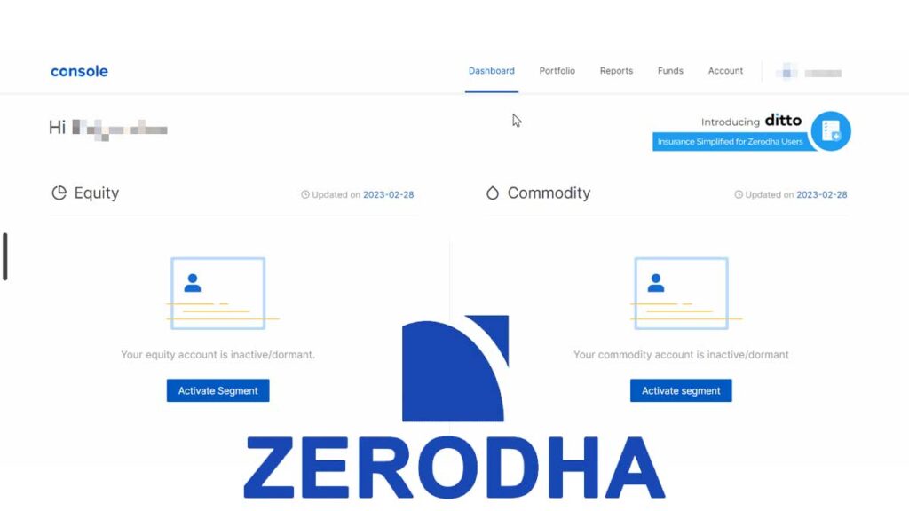 Activate Zerodha Account