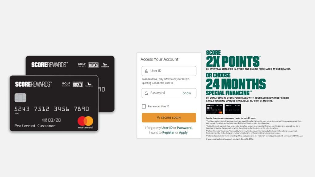 Dickssporting Goods Credit Card Login 