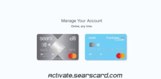 Activate.searscard.com