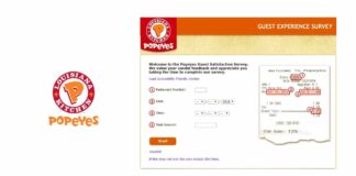 www.tellpopeyes.com Survey Code