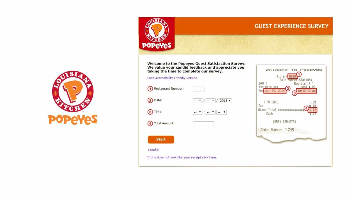 www.tellpopeyes.com Survey Code