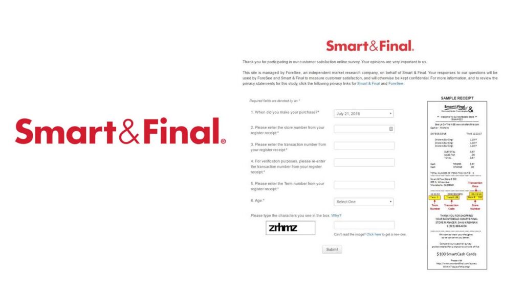 www.smartandfinal.com survey