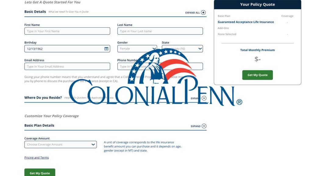 How to Apply for Colonial Penn Life Insurance